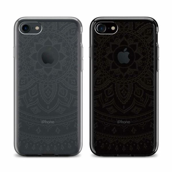 Spigen iPhone 7/8 ile Uyumlu Kılıf Liquid Crystal Shine Clear (Out)