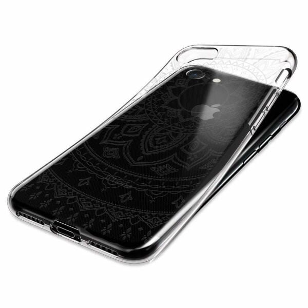 Spigen iPhone 7/8 ile Uyumlu Kılıf Liquid Crystal Shine Clear (Out)