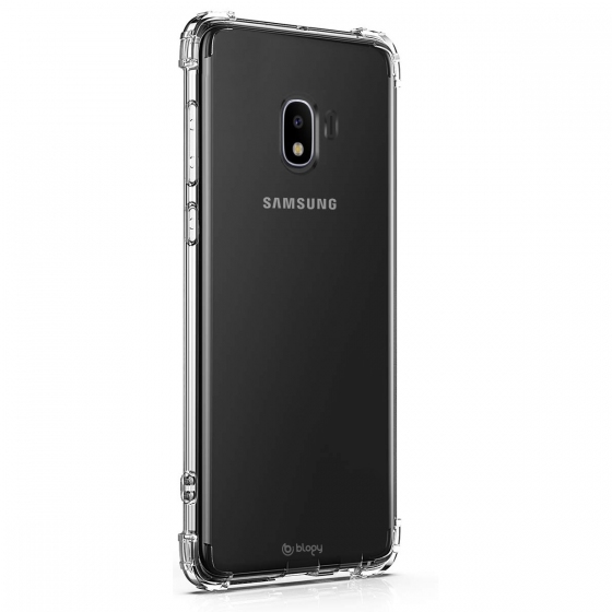 Blogy Galaxy J4 ile Uyumlu Crystal Fit Kılıf Crystal Clear