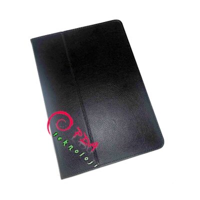 Galaxy Tab 10.1'' P7100 ile Uyumlu Deri Kılıf Siyah