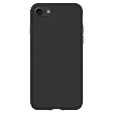 Spigen iPhone 7/8 ile Uyumlu Kılıf Liquid Crystal 4 Tarafı Kapalı Black (Out)