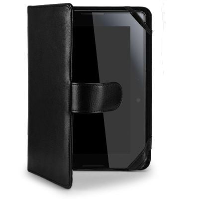 BlackBerry Playbook ile Uyumlu Deri Kılıf Siyah Renk