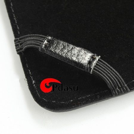 BlackBerry Playbook ile Uyumlu Deri Kılıf Siyah Renk