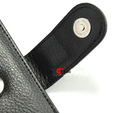 BlackBerry Playbook ile Uyumlu Deri Kılıf Siyah Renk