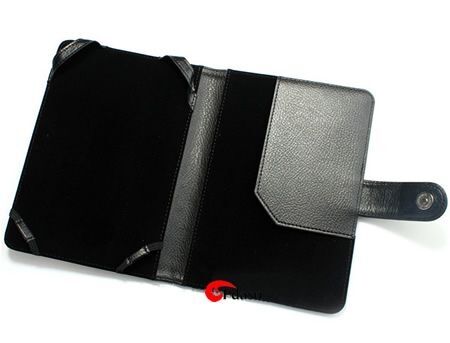 BlackBerry Playbook ile Uyumlu Deri Kılıf Siyah Renk