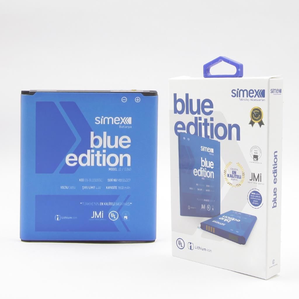 Simex Galaxy J7 Prime / A7 2016 ile Uyumlu EB-BA710ABE SBT-03 Batarya Blue Edition