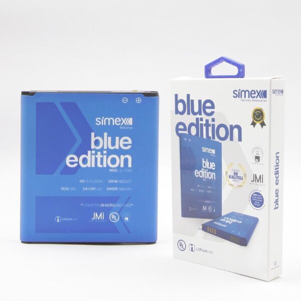 Simex Galaxy J7 Prime / A7 2016 ile Uyumlu EB-BA710ABE SBT-03 Batarya Blue Edition