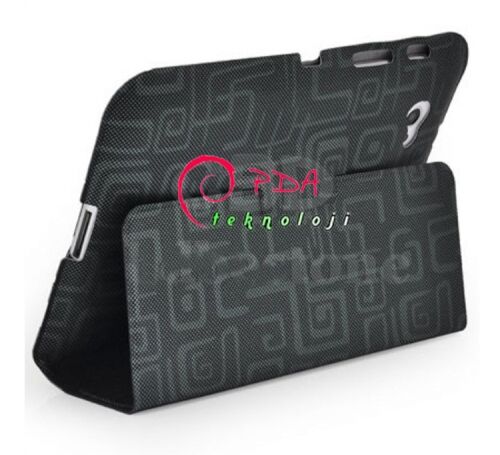 Galaxy TAB 7 P6200 ile Uyumlu Standlı Kılıf Gri Renk