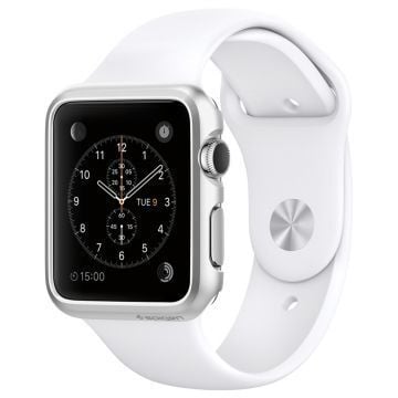 Spigen Apple Watch ile Uyumlu Kılıf Thin Fit (38mm) Satin Silver