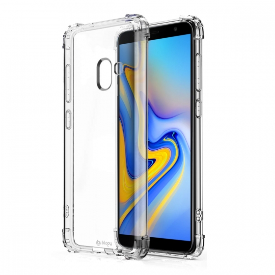 Blogy Galaxy J6 ile Uyumlu Crystal Fit Kılıf Crystal Clear