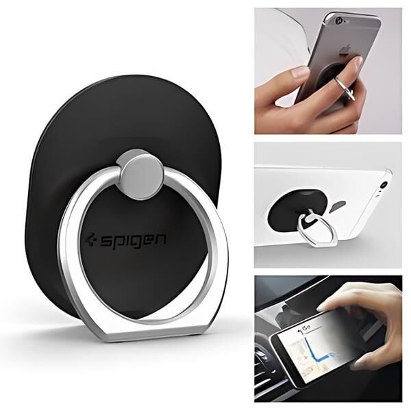 Spigen Telefon Halkası Style Ring Selfie Yüzük Black