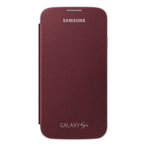 Galaxy S4 ile Uyumlu Flip Cover Kılıf Kırmızı EF-FI950BREGWW