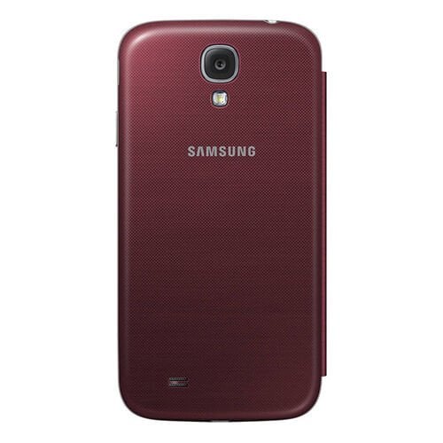 Galaxy S4 ile Uyumlu Flip Cover Kılıf Kırmızı EF-FI950BREGWW