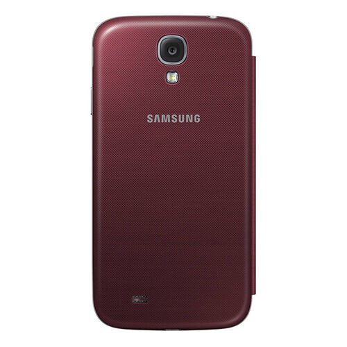 Galaxy S4 ile Uyumlu Flip Cover Kılıf Kırmızı EF-FI950BREGWW
