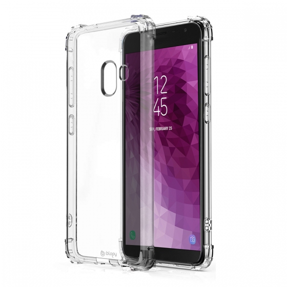 Blogy Galaxy J6 Plus ile Uyumlu Crystal Fit Kılıf Crystal Clear