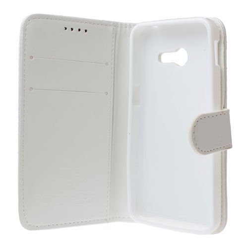 Zenfone 4 ile Uyumlu Cüzdanlı Kapaklı Kılıf Beyaz