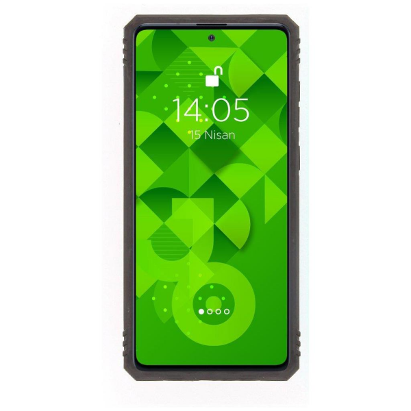 Jopus Galaxy Note 10 Lite ile Uyumlu Yüzüklü Standlı Zırhlı Silikon Kılıf Kırmızı