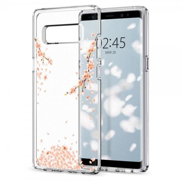Spigen Galaxy Note 8 ile Uyumlu Kılıf Liquid Crystal Blossom Crystal Clear