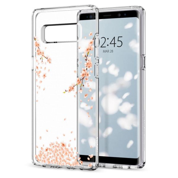 Spigen Galaxy Note 8 ile Uyumlu Kılıf Liquid Crystal Blossom Crystal Clear