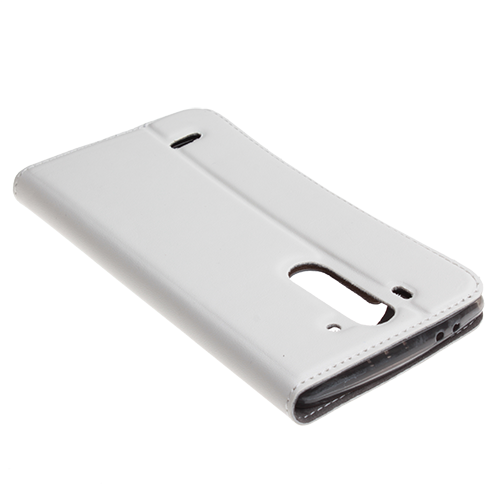 G3 Beat ile Uyumlu Kılıf Pencereli Standlı Modlu Beyaz