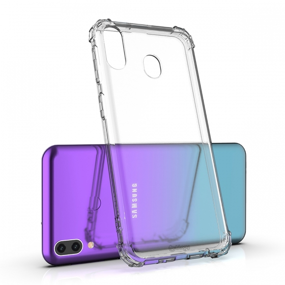 Blogy Galaxy M20 ile Uyumlu Crystal Fit Kılıf Crystal Clear