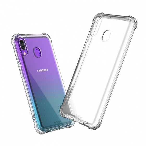 Blogy Galaxy M20 ile Uyumlu Crystal Fit Kılıf Crystal Clear