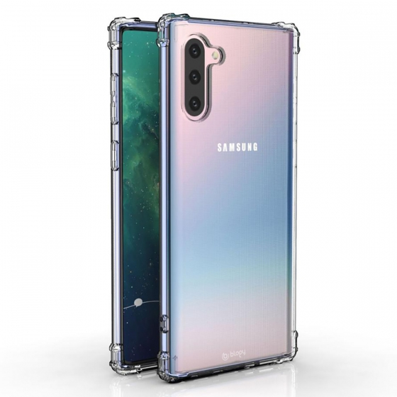 Blogy Galaxy Note 10 ile Uyumlu Crystal Fit Kılıf Crystal Clear