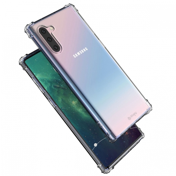 Blogy Galaxy Note 10 ile Uyumlu Crystal Fit Kılıf Crystal Clear