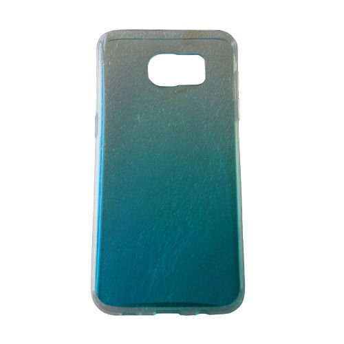 Galaxy S7 Edge ile Uyumlu Deniz Dalgası Silikon Kılıf Mavi