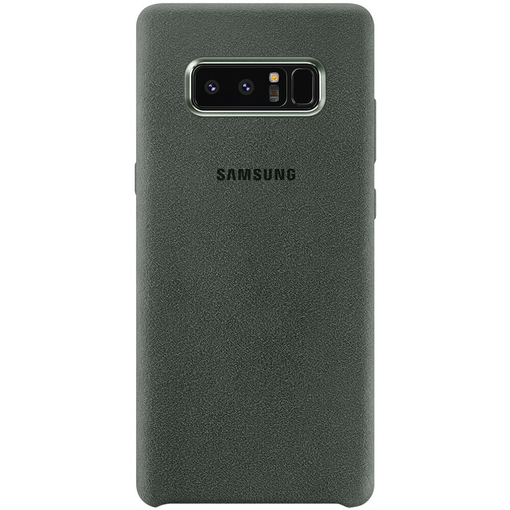 Galaxy Note 8 ile Uyumlu Alacantara Cover Yeşil EF-XN950AKEGWW (Out)