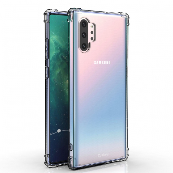 Blogy Galaxy Note 10 Plus ile Uyumlu Crystal Fit Kılıf Crystal Clear