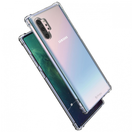 Blogy Galaxy Note 10 Plus ile Uyumlu Crystal Fit Kılıf Crystal Clear