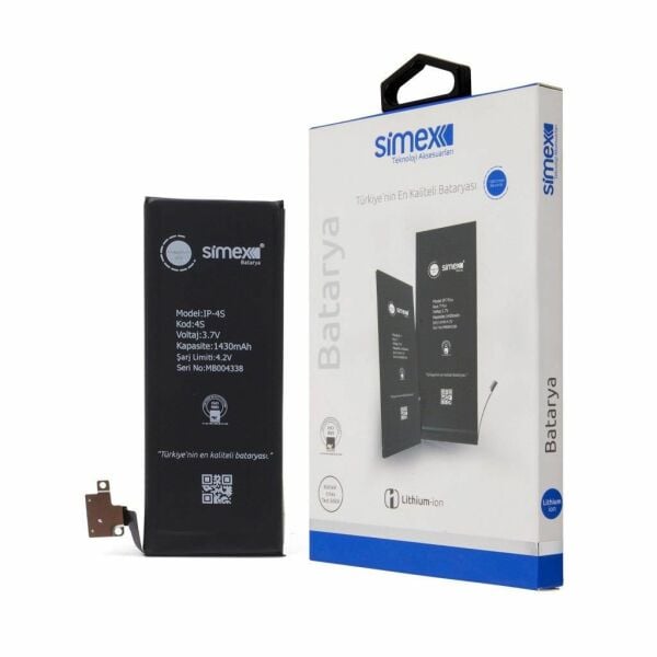 Simex iPhone 4GS ile Uyumlu SBT-01 Batarya