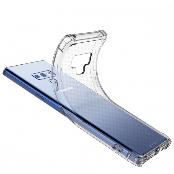 Blogy Galaxy Note 9 ile Uyumlu Crystal Fit Kılıf Crystal Clear