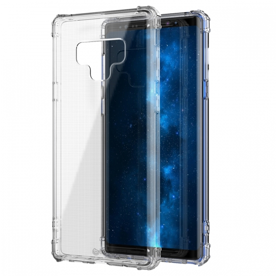 Blogy Galaxy Note 9 ile Uyumlu Crystal Fit Kılıf Crystal Clear