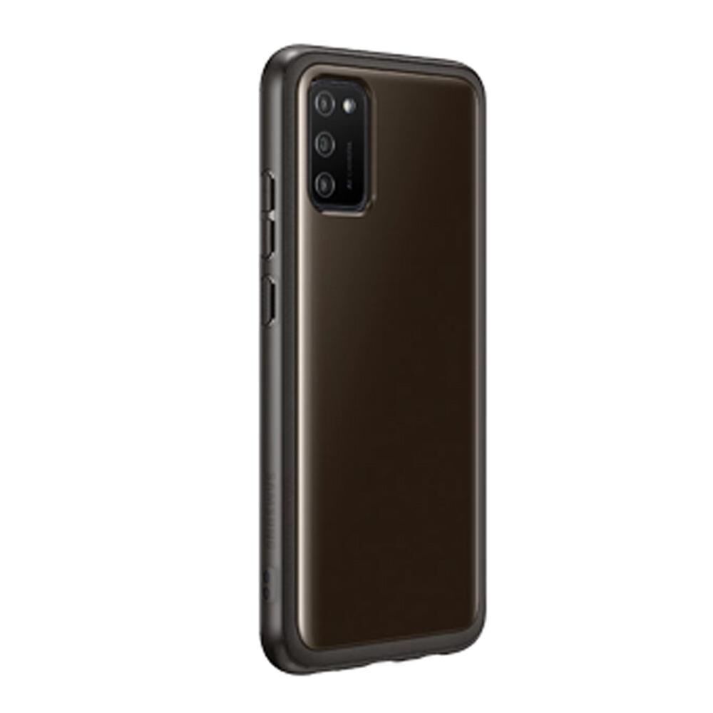 Galaxy A02s ile Uyumlu Yumuşak Kılıf Siyah EFQA025TBEGWW