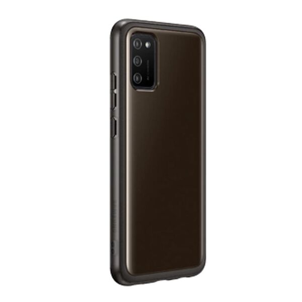 Galaxy A02s ile Uyumlu Yumuşak Kılıf Siyah EFQA025TBEGWW