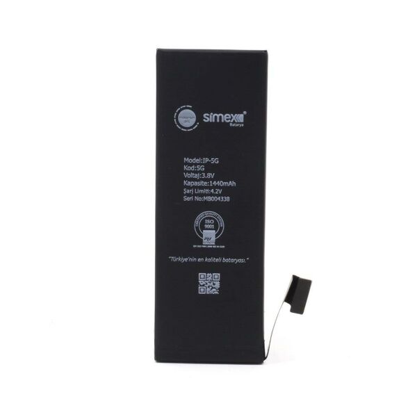 Simex iPhone 5G ile Uyumlu SBT-01 Batarya