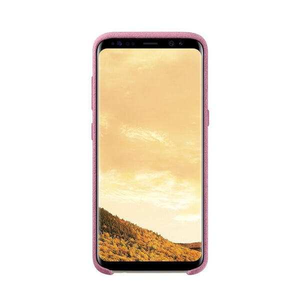 Galaxy S8 ile Uyumlu Alacantara Cover Pembe EF-XG950APEGWW (Out)