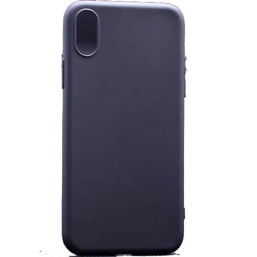 Zore iPhone XS Max ile Uyumlu iMax Tıpalı Silikon Kılıf Siyah