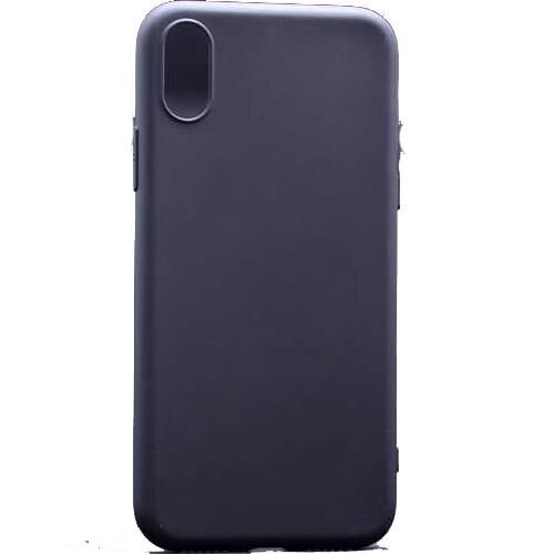 Zore iPhone XS Max ile Uyumlu iMax Tıpalı Silikon Kılıf Siyah