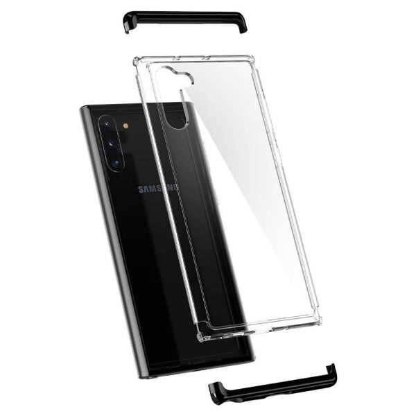Spigen Galaxy Note 10 ile Uyumlu Kılıf Neo Hybrid NC Black