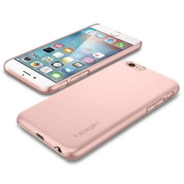 Spigen iPhone 6s Plus/6 Plus ile Uyumlu Kılıf Thin Fit Ultra İnce Rose Gold