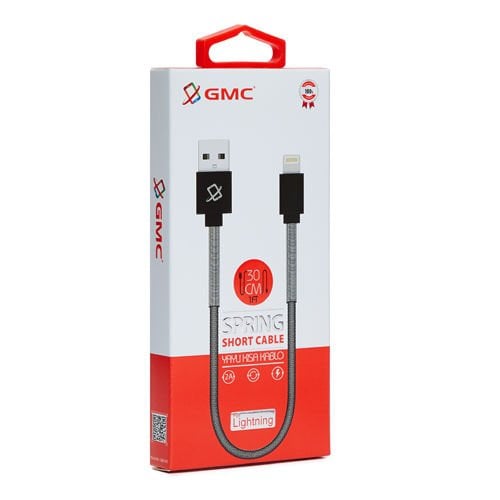 GMC Lightning Spring Yaylı Kısa Kablo 30cm