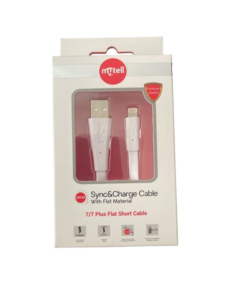 Mytell Lightning Data Kablosu MY-CF02 20cm Beyaz