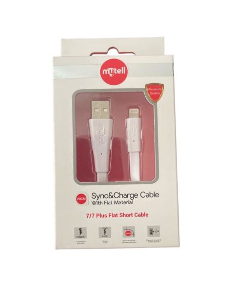 Mytell Lightning Data Kablosu MY-CF02 20cm Beyaz