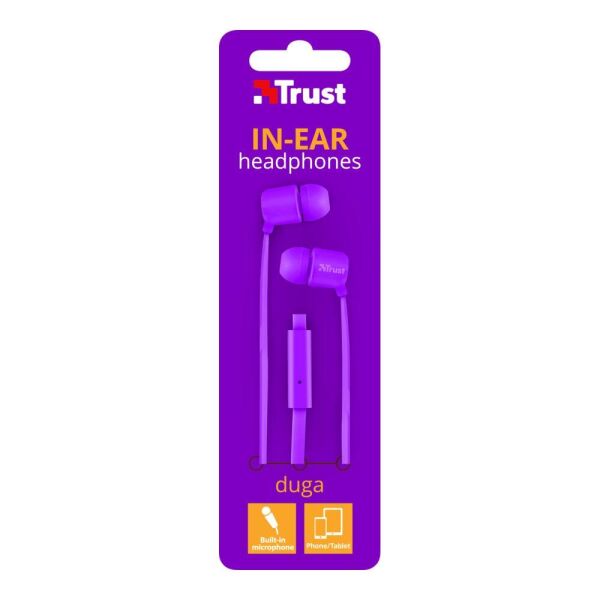 Trust 22110 Duga Kulakiçi Kulaklık Mor