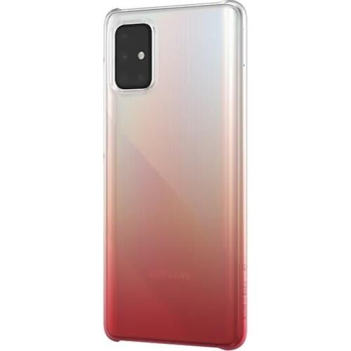 WITS Galaxy A71 ile Uyumlu Koruyucu Kılıf Kırmızı GP-FPA715WSBRW