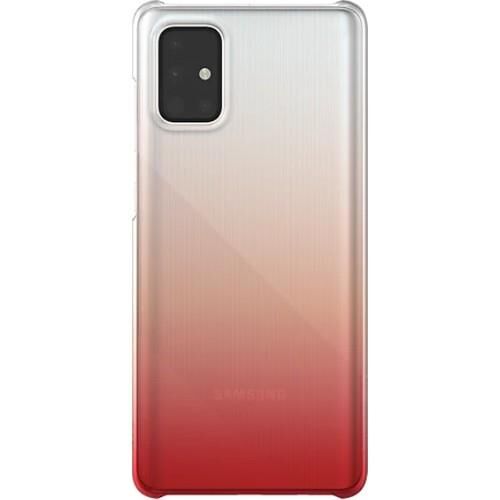 WITS Galaxy A71 ile Uyumlu Koruyucu Kılıf Kırmızı GP-FPA715WSBRW