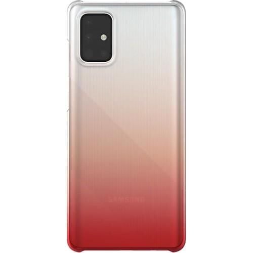 WITS Galaxy A71 ile Uyumlu Koruyucu Kılıf Kırmızı GP-FPA715WSBRW